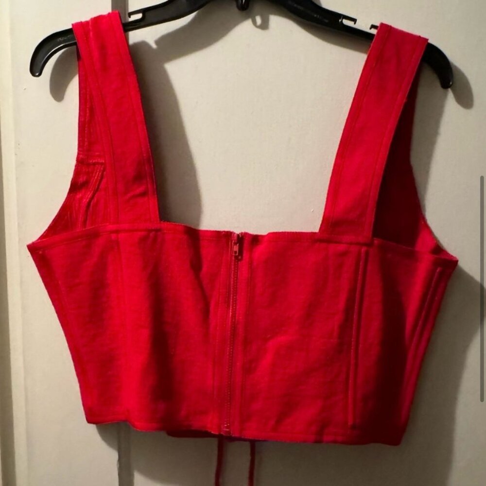 Rare! New Stacey Nishimoto Deaundrea Corset in “Fresh Strawberry Jam” XL ON SALE - Picture 2 of 4